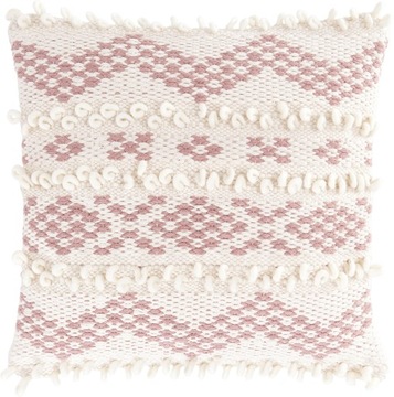 Westwing Poszewka na poduszkę boho 45x45cm kremowa