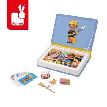 JANOD MAGNETIBOOK ПРОФЕССИИ Магнитный пазл