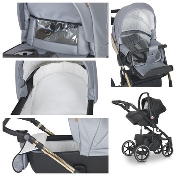 VERDI VERSO ДЕТСКАЯ КОЛЯСКА 3В1 + СУМКА + АКСЕССУАРЫ