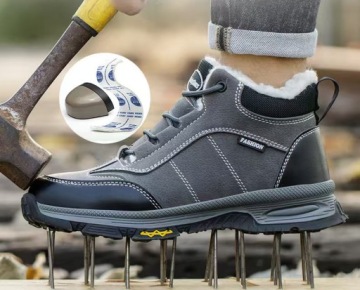 НОВЫЕ ЛЕГКИЕ СПОРТИВНЫЕ РАБОЧИЕ КРОССОВКИ С ИЗОЛЯЦИЕЙ СПОРТИВНЫЕ OHS С НОСКОМ, размер 41