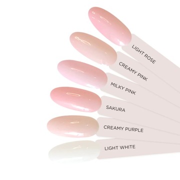Didier Lab Kamuflująca baza kauczukowa ,,Rubber base'' - light white, 10 ml