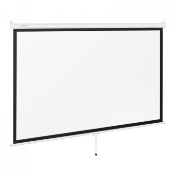 Полуавтоматический настенно-потолочный проекционный экран