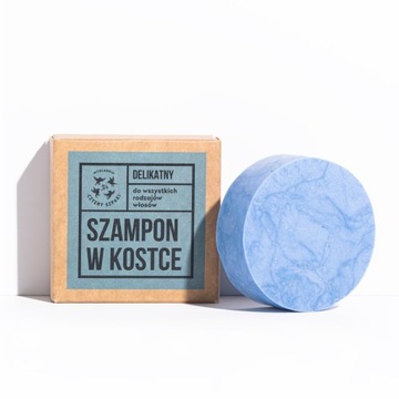 Delikatny Szampon w kostce Cztery Szpaki 75 ml