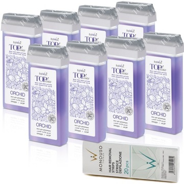 DEPILACJA 8x Wosk rolka ORCHID hipoalergiczny TOP