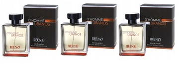 JFenzi D'HOMME URANOS 3x100ml edp + tester GRATIS