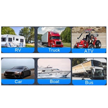 USB-разъем 12 В 24 В, 3 порта, USB-зарядное устройство для крепления на панели для грузового морского автобуса