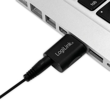 ВЫХОД USB-адаптер — разъем 3,5 мм LogiLink UA0299 черный