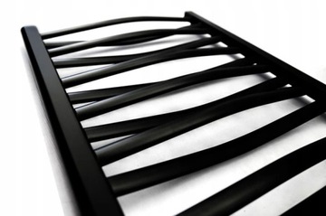 Grzejnik łazienkowy ŁEZKA 540/1580 mm czarny mat