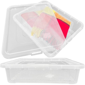 POJEMNIK PUDEŁKO BOX PLASTIKOWE Z POKRYWĄ 10 L