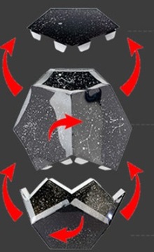 Светодиодный проектор Magic ночник STARS SKY