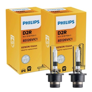 2x Żarnik ksenon D2R PHILIPS Xenon Vision 4300K