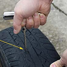 КОМПЛЕКТ ДЛЯ РЕМОНТА КОЛЕСНЫХ ШИН БЫСТРЫЙ РЕМОНТ КОЛЕСА 27 ШТ.