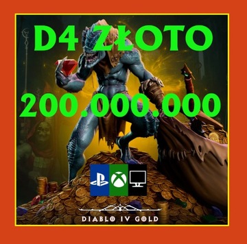 Diablo 4 NOWY SEZON LOOT REBORN Gold D4 Złoto PC XboX PS