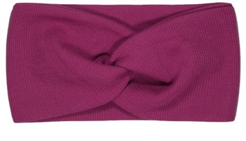 OPASKA NA GŁOWĘ TURBAN DLA DZIEWCZYNKI DZIEWCZĘCA SZEROKA PURPUROWA