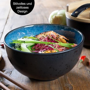 НАБОР ЧАША РАМЕНА С ЛОЖКОЙ И ПАЛОЧКАМИ НА 1 ПЕРСОНУ PHO BOWL