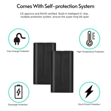 NP-F550 Интеллектуальное зарядное устройство USB и аккумулятор