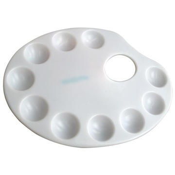 Paleta Paletka Malarska Plastikowa 9 Przegródek