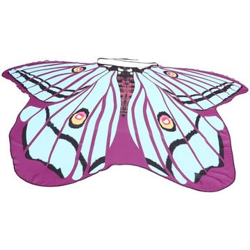 Duża peleryna motyli Peleryna świąteczna motyli