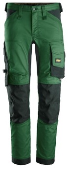 Snickers Spodnie Stretch Green/Black 6341