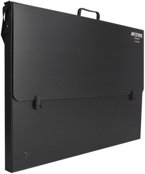 TECZKA NA RYSUNKI DOKUMENTY Z PASKIEM TECZKI CZARNA 50x70 - B2