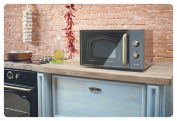 GORENJE RETRO Set Black Mat BOS67372CLB + MO4250CLB + GW6D42CLB