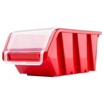 20 x Контейнер с крышкой, кювета, 100х155х70, красный