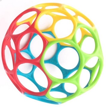 OBALL Piłka Classic 10 cm, wielokolorowa 0m+