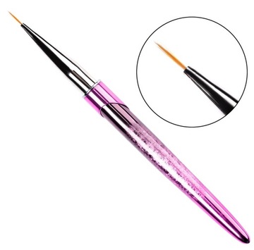 Precyzyjny Pędzelek Do Zdobień Paznokci Manicure Clavier 10 mm nr 2