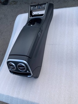MERCEDES S W222 FACELIFT TUNEL CENTRÁLNÍ LOKETNÍ OPĚRKA KŮŽE ORIGINÁLNÍ PĚKNÝ