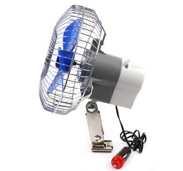 Wentylator metalowy obrotowy na klips 20CM 12V 21W