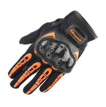 МОТОЦИКЛОВЫЕ ПЕРЧАТКИ MOTOR TOUCH ОРАНЖЕВЫЕ L
