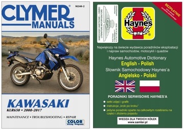 KAWASAKI KLR 650 (2008-2017) instrukcja napraw Clymer +GRATIS 24h