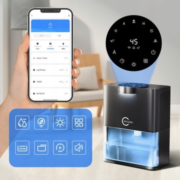 ОСУШИТЕЛЬ ВЛАЖНОСТИ ОЧИСТИТЕЛЬ HEPA БОЛЬШОЙ МОЩНЫЙ + АВТОМОБИЛЬНАЯ СУШИЛКА