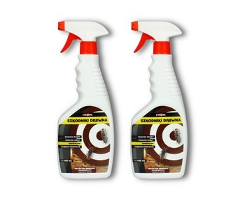 STRONG środek na KORNIKI szkodniki drewna 2x450ml