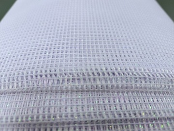 ГОТОВАЯ ШТОРА БЕЛАЯ ГОТОВАЯ ШТОРА С НИТЬЮ НЕОН ГЛАМУР 200х150 ГИПУРА