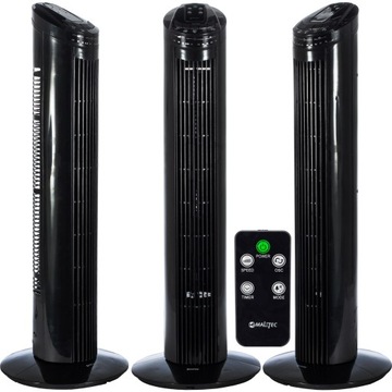 WENTYLATOR Stojący WIATRAK KOLUMNOWY TIMER LED