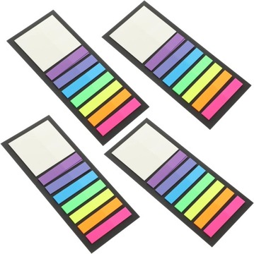 3 шт. 4 ультратонких индексных наклейки, закладки, лента с подсветкой