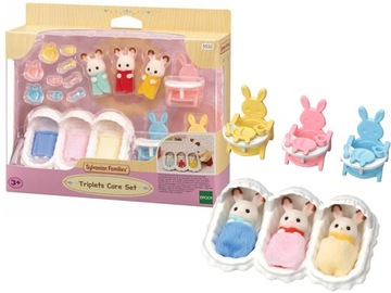 Sylvanian trojaczki króliczków z czek. uszami 5532