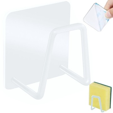 ORGANIZER UCHWYT DO GĄBKI ZLEWU ŚCIANY STALOWY