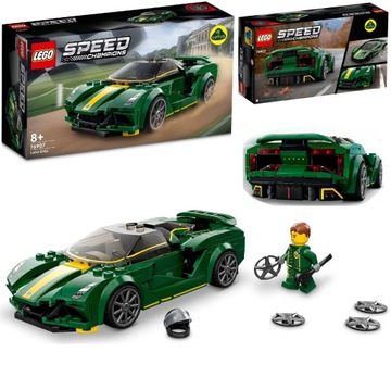 LEGO Speed ​​​​Champions 76907 Лотос Эвия Подарок
