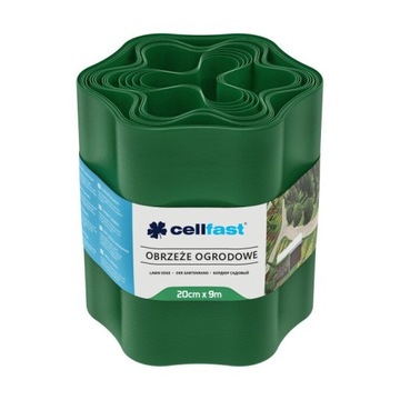 CELLFAST Obrzeże ogrodowe 20 cm 9 m zielone