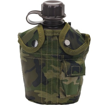 MANIERKA Wojskowa z Pokrowcem US ARMY 1QT Woodland