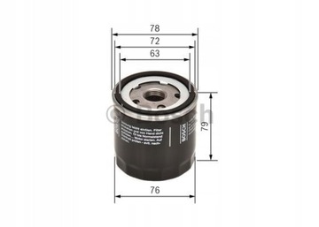 BOSCH F 026 407 176 FILTR OLEJE
