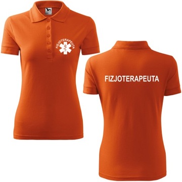 Damska Koszulka polo FIZJOTERAPEUTA rozm. L 11