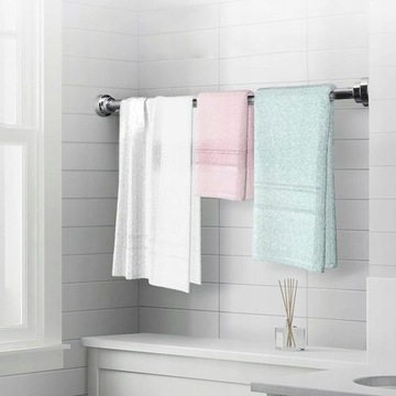 ВЕШАЛКА ДЛЯ ОДЕЖДЫ ТЕЛЕСКОПИЧЕСКАЯ РЕЛЬС БЕЗ СВЕРЛЕНИЯ 85-140 НЕРЖАВЕЮЩАЯ СТАЛЬ