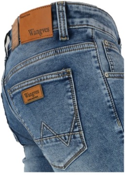 МУЖСКИЕ ПРЯМЫЕ БРЮКИ, ДЖИНСЫ С ЗАПАХОМ L32 W32