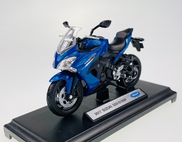 WELLY 2017 SUZUKI GSX-S1000F 1:18 MOTOCYKL NOWY