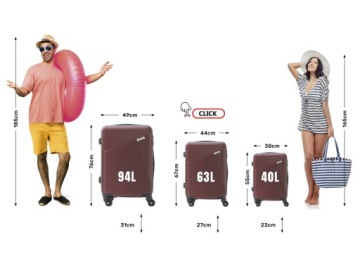 ЧЕМОДАН FIESTA TRAVEL СРЕДНИЙ L БАГАЖНЫЙ ЛИРА 24 ДЮЙМА 63 л ЗЕЛЕНЫЙ