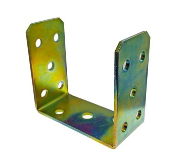 PODSTAWA SŁUPA TYP U 120mm ocynk złoty