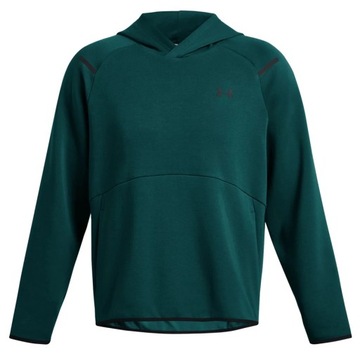 Bluza męska UNDER ARMOUR z kapturem UA Unstoppable Fleece Zielona XL